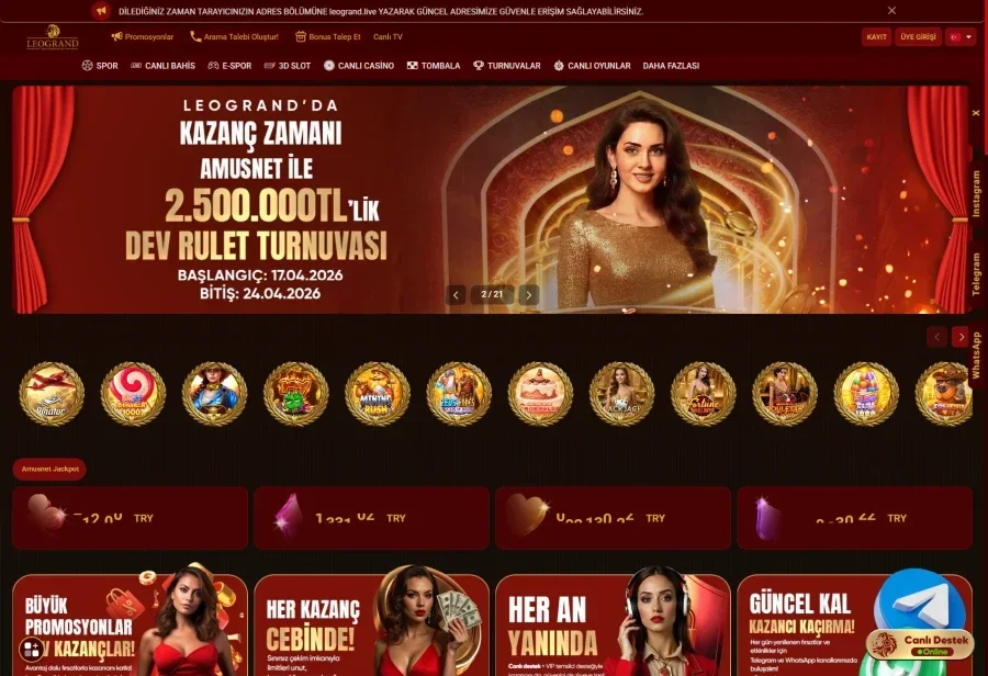 LeoGrandbet ekran görüntüsü